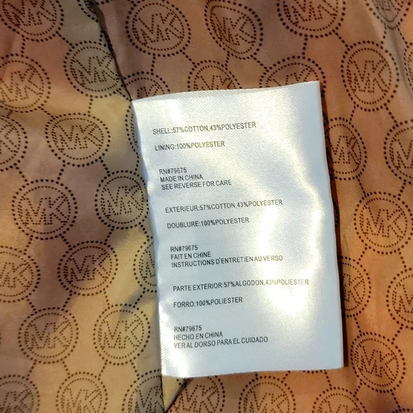 Michael Kors Hooded Rain Coat - Picture 4 of 8